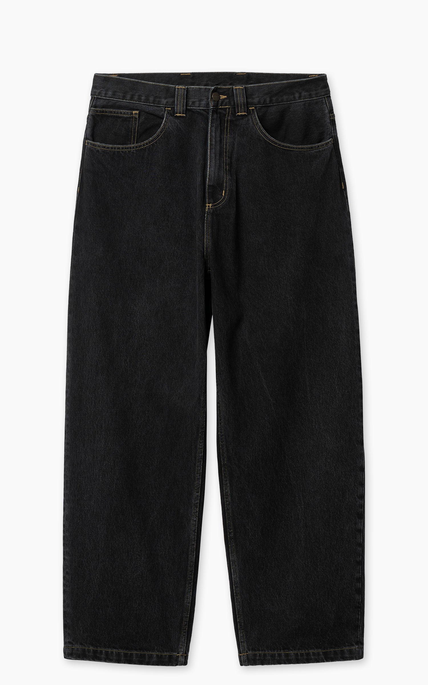 Carhartt WIP Brandon Pant Smith Denim Stone Washed Black