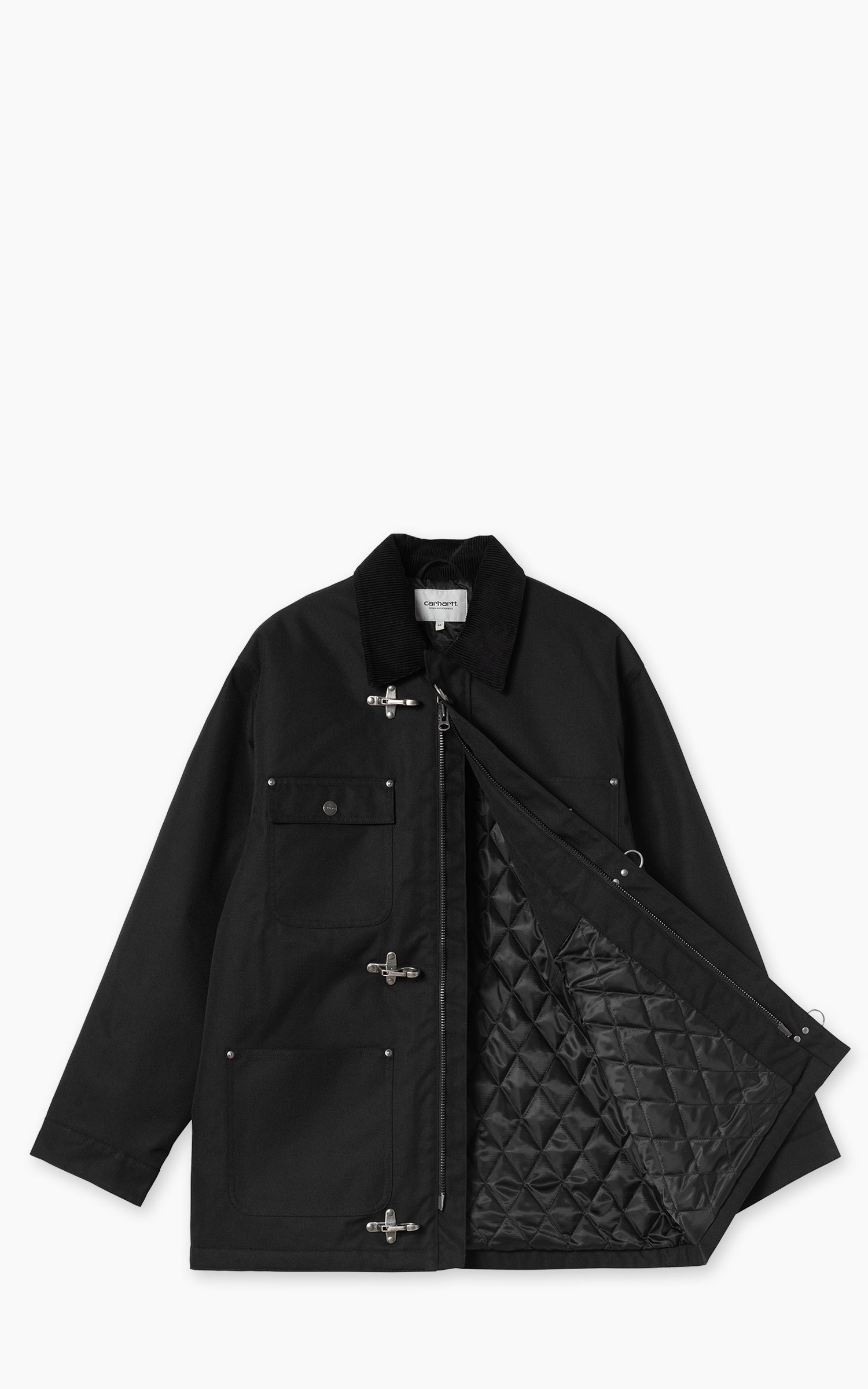 Carhartt WIP Adair Coat Nylon Canvas Black/Black