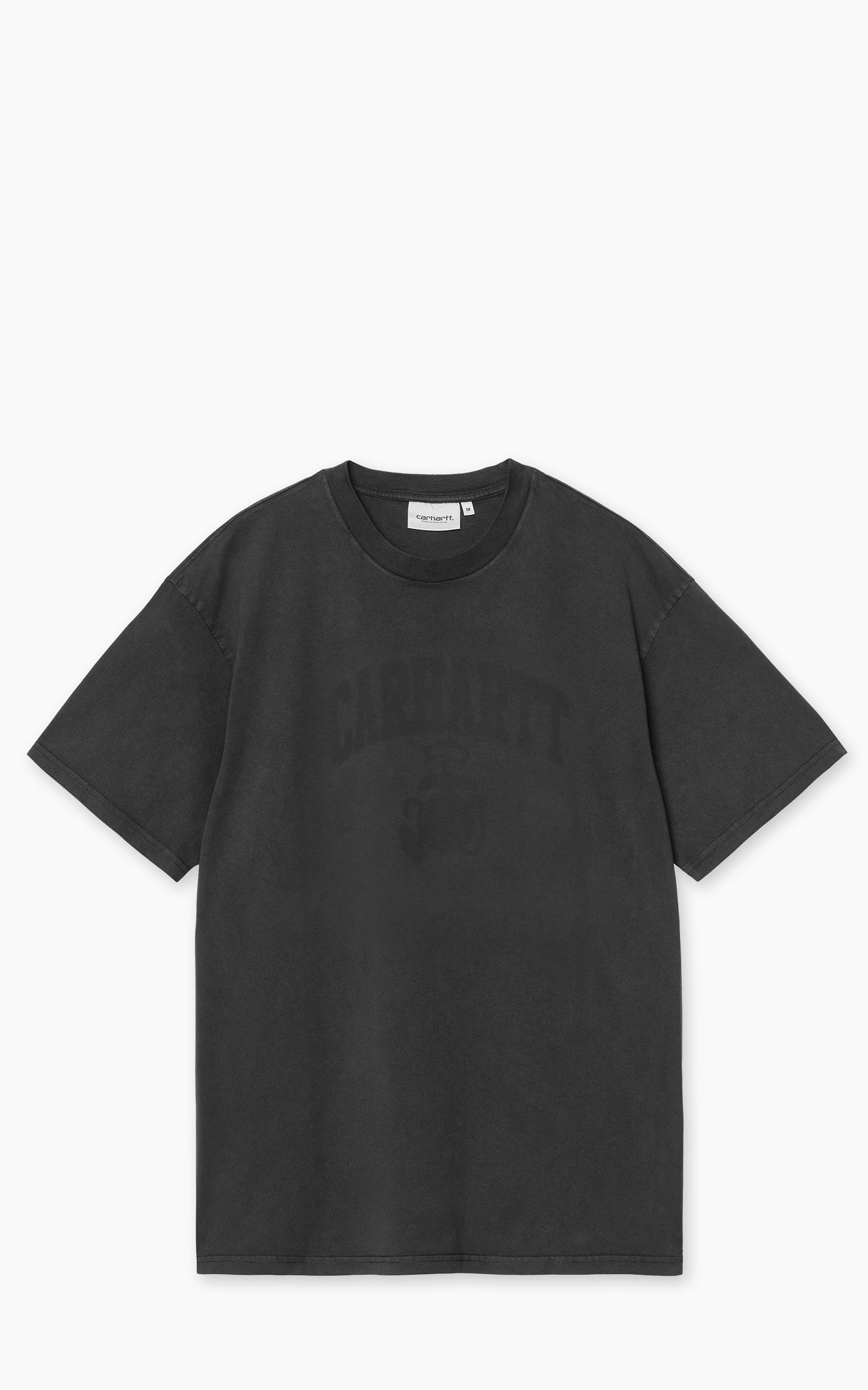 Carhartt WIP S/S Faded Pond Corps T-Shirt Heavy Stone Wash Black