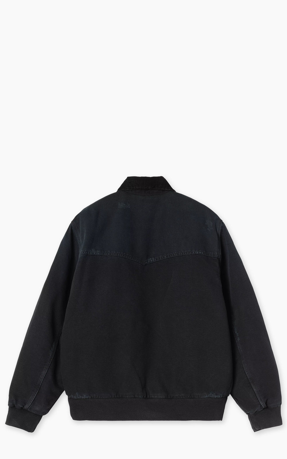 Carhartt WIP OG Santa Fe Jacket Dearborn Canvas Grind Washed Black/Black