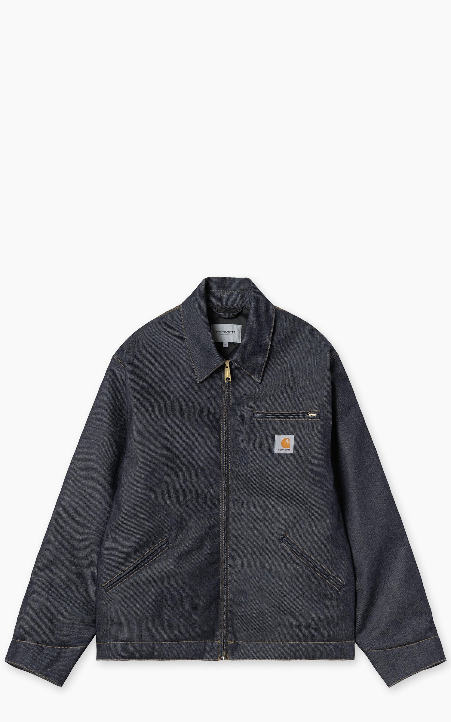 Carhartt WIP OG Detroit Jacket Bradenton Denim Rigid Blue