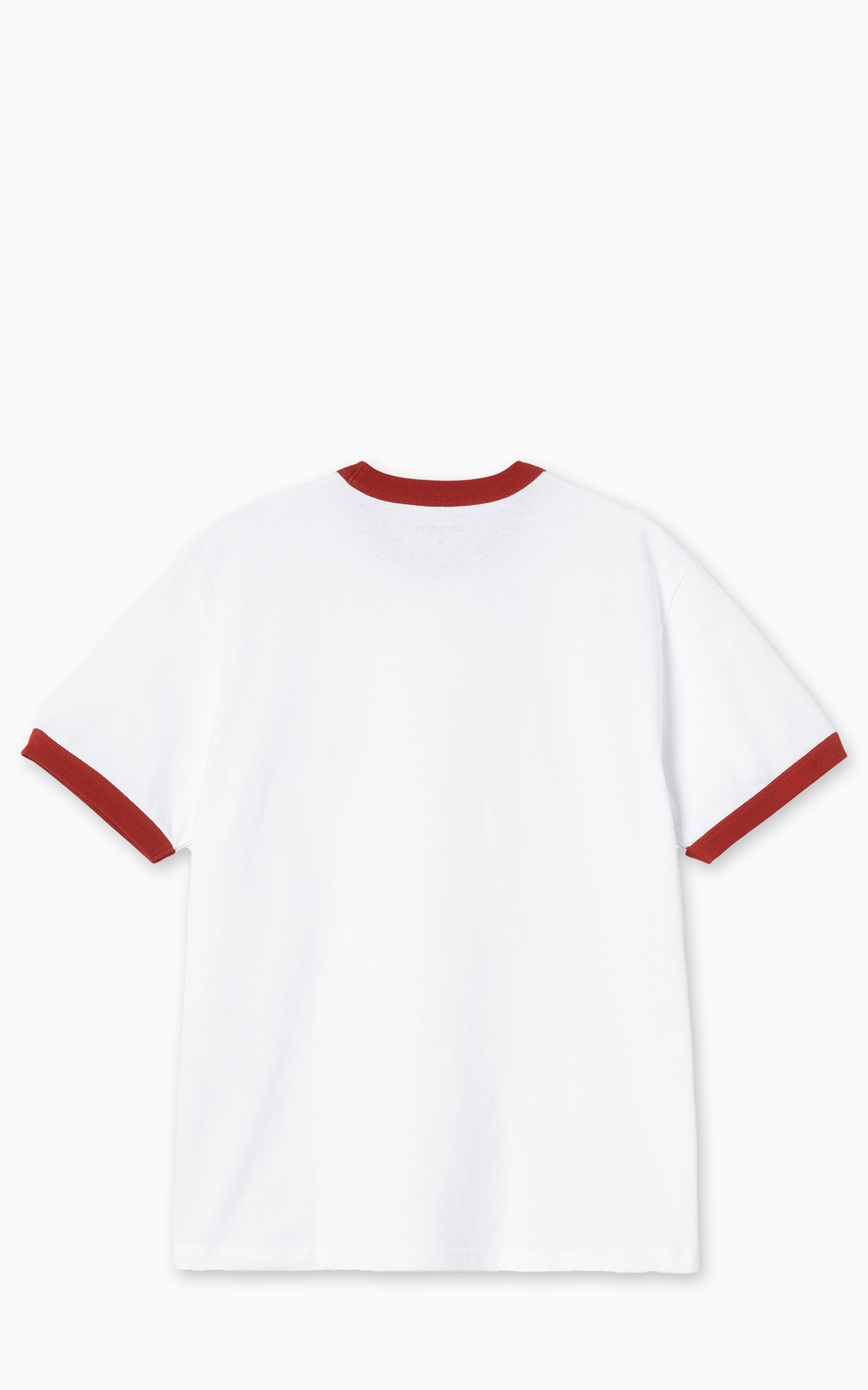 Carhartt WIP S/S Ip Ringer T-Shirt White/Red/Red