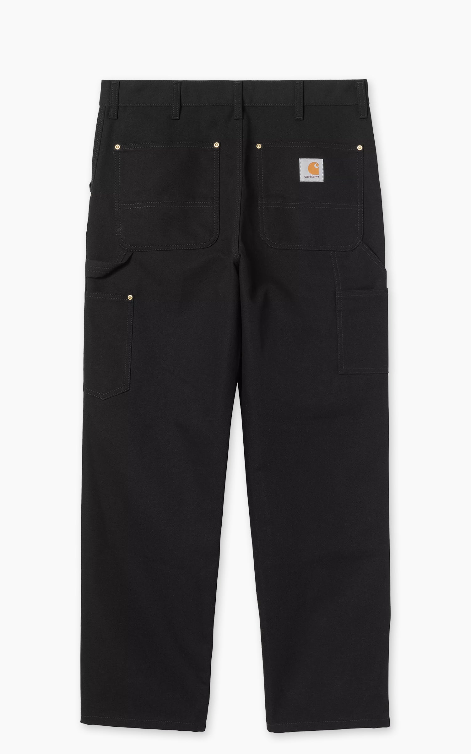 Carhartt WIP Double Knee Pant Dearborn Canvas Rigid Black