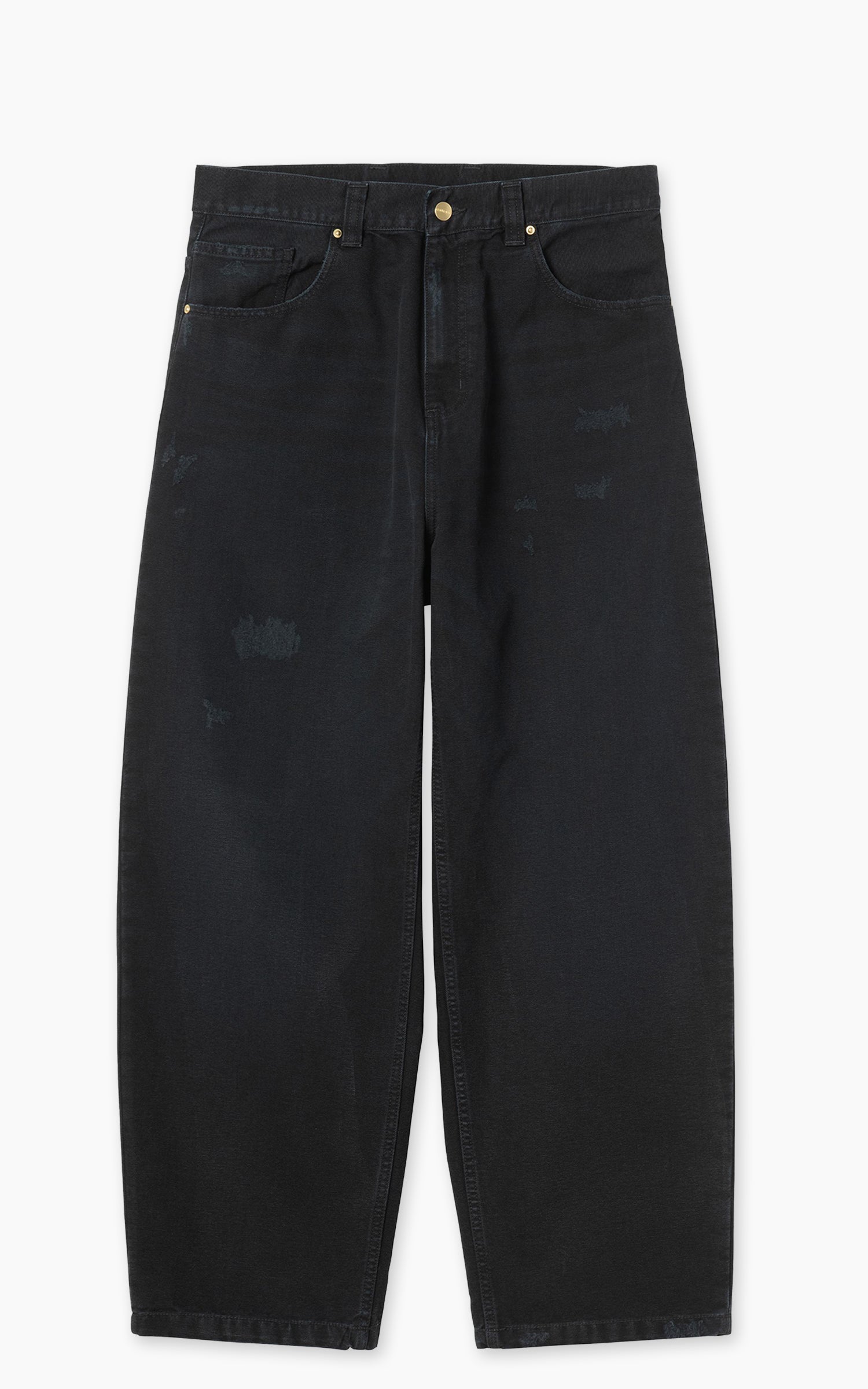 Carhartt WIP Brandon Pant Dearborn Canvas Grind Wash Black