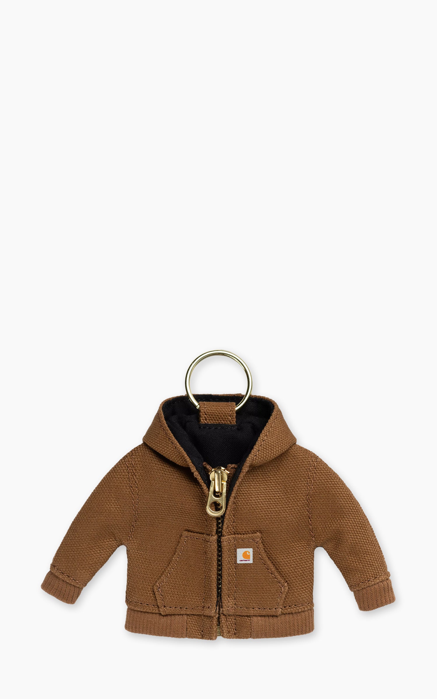 Carhartt WIP Mini Active Jacket Keychain Hamilton Brown