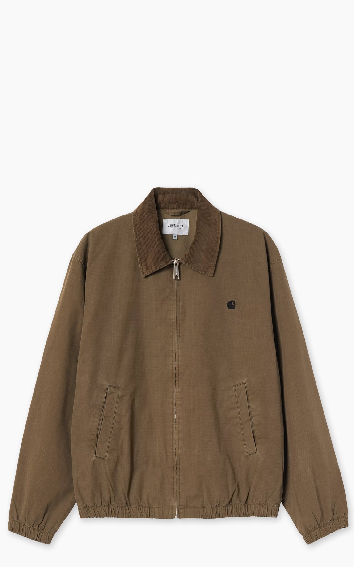 Carhartt WIP Madison Ripstop Jacket Garment Dyed Dark Beech/Black