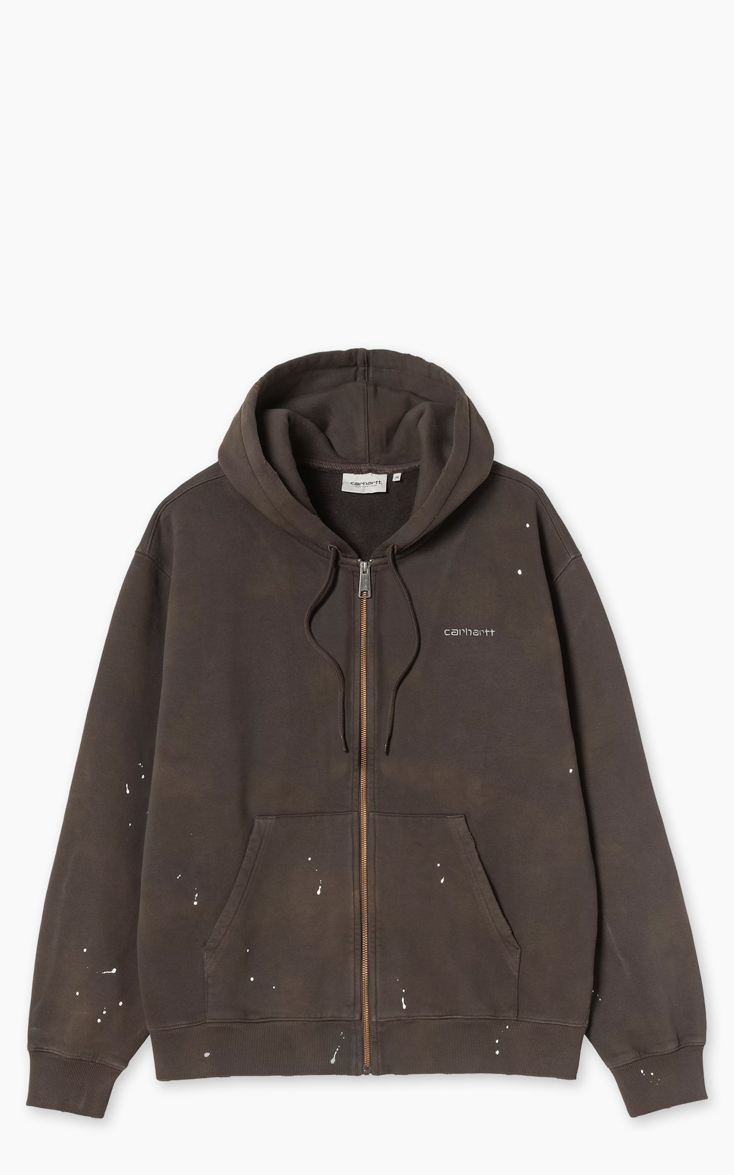 Carhartt WIP Hooded Painter Jacket Destroy Wash Splatter/Tobacco
