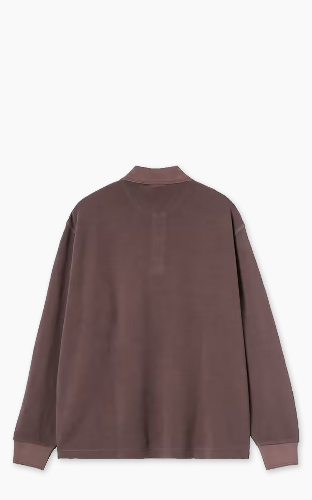 Carhartt WIP L/S Waffle Rugby Shirt Garment Dyed Palisander
