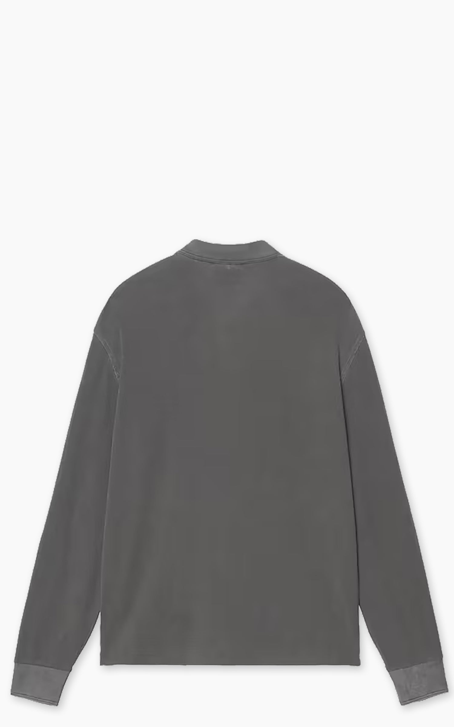 Carhartt WIP L/S Waffle Rugby Shirt Garment Dyed Black