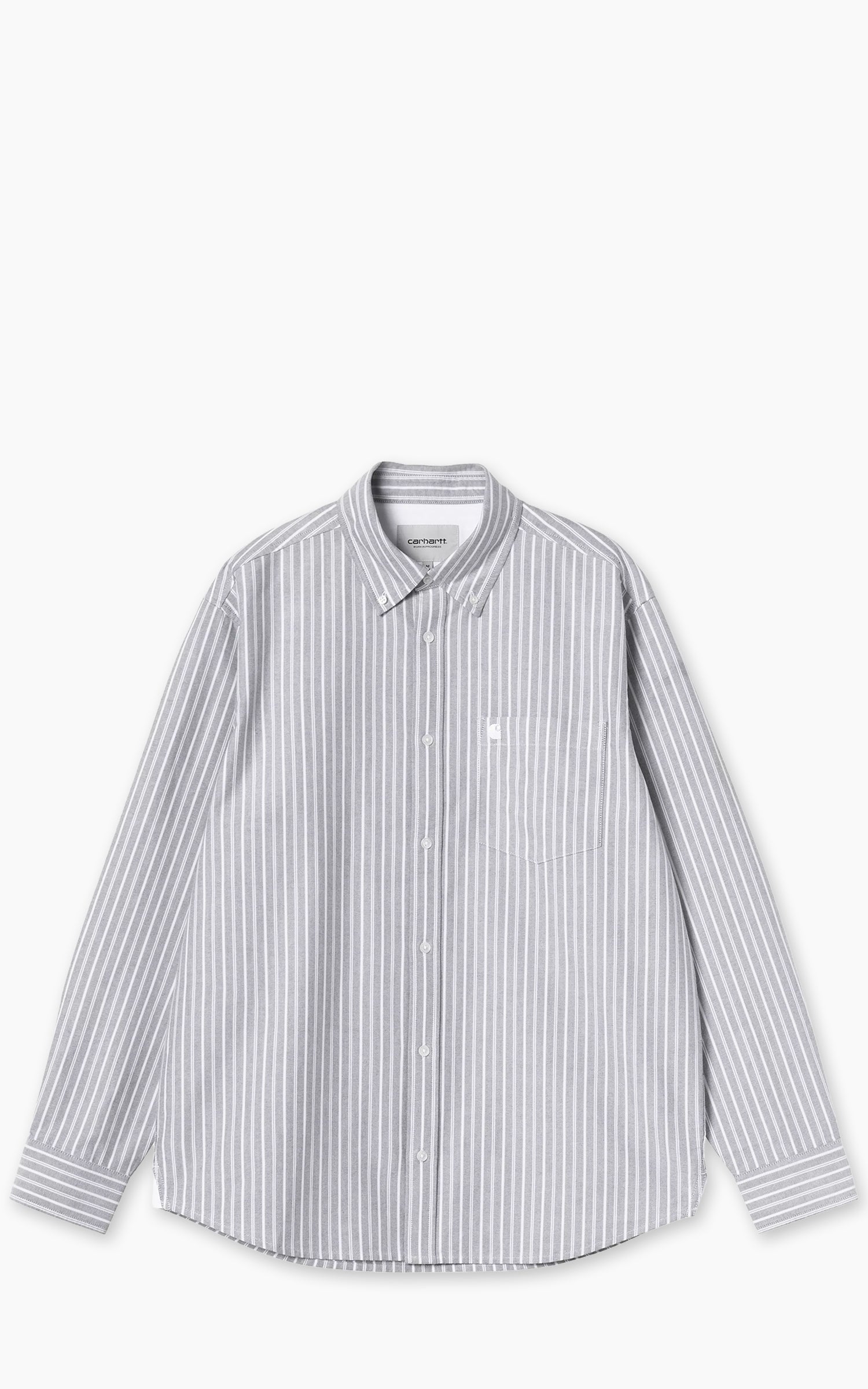 Carhartt WIP L/S Kanan Shirt Cotton Oxford Kanan Stripe/Black