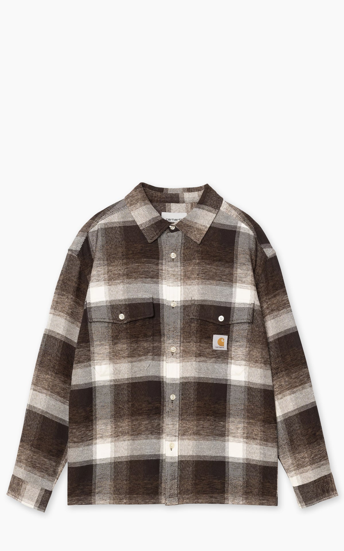Carhartt WIP L/S Esterson Shirt Esterson Check/Tobacco