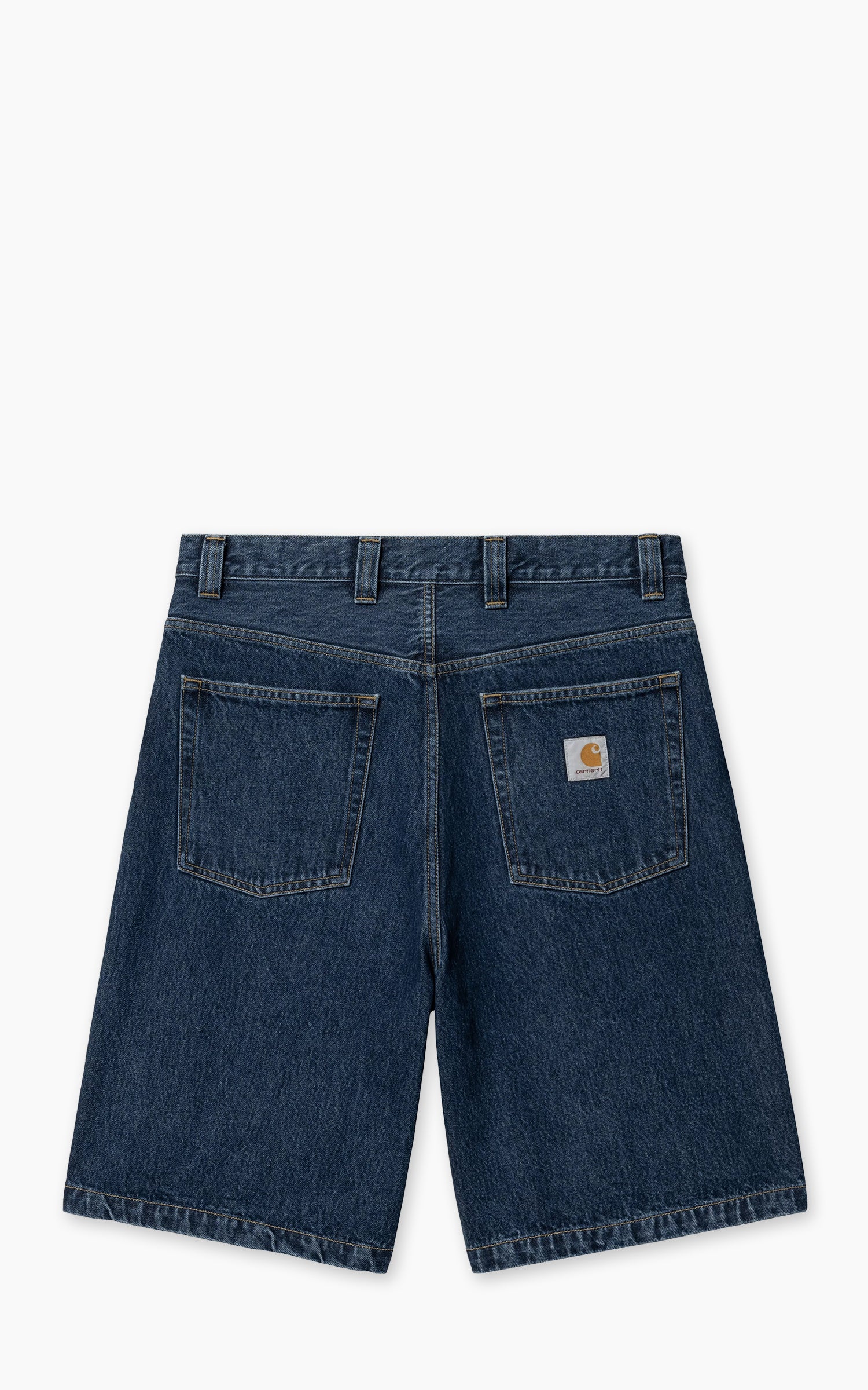 Carhartt WIP Brandon Short Smith Denim Stone Washed Blue