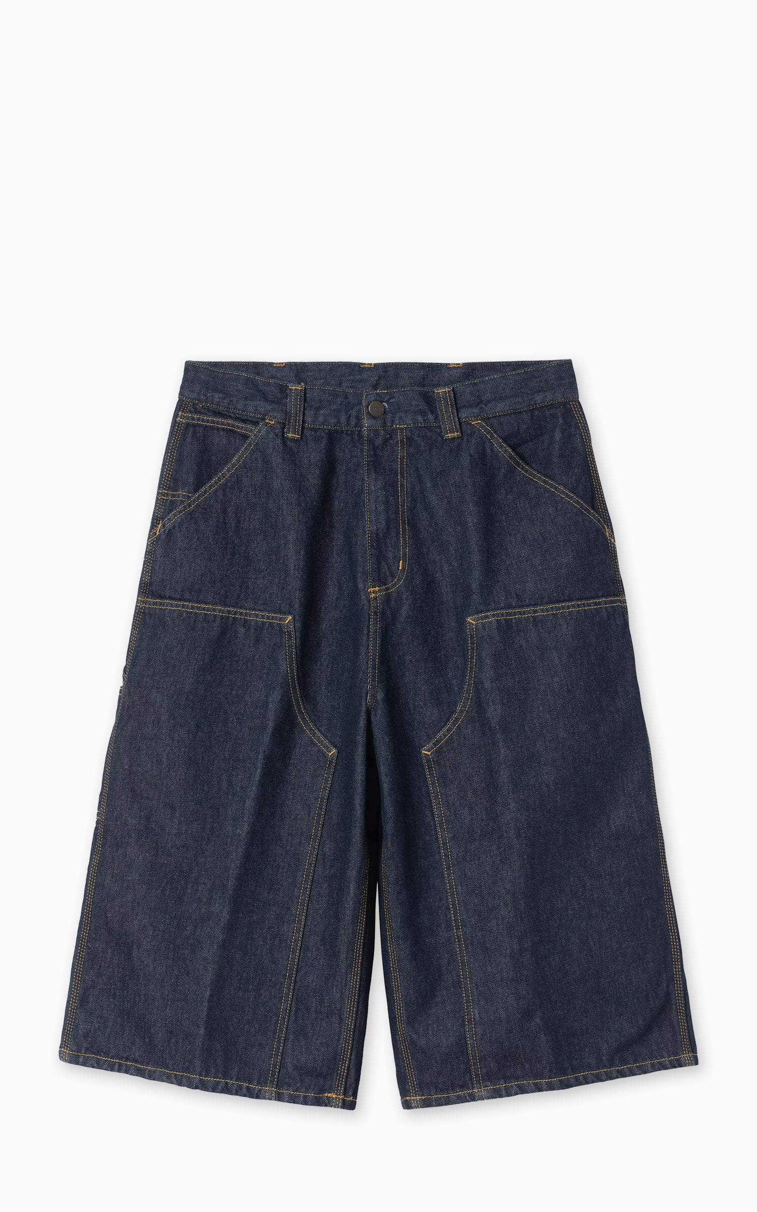 Carhartt WIP OG Double Knee Long Short Smith Denim Rinsed Blue