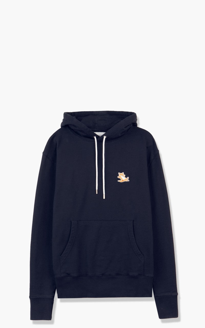 Maison Kitsuné Chillax Fox Patch Classic Hoodie Navy