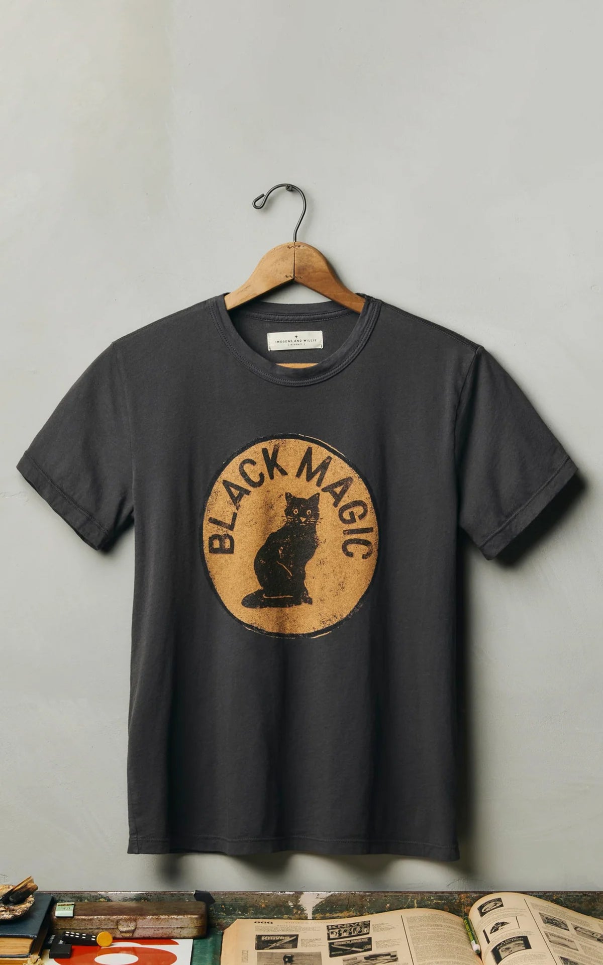 Imogene + Willie The "Black Magic" Tee Black
