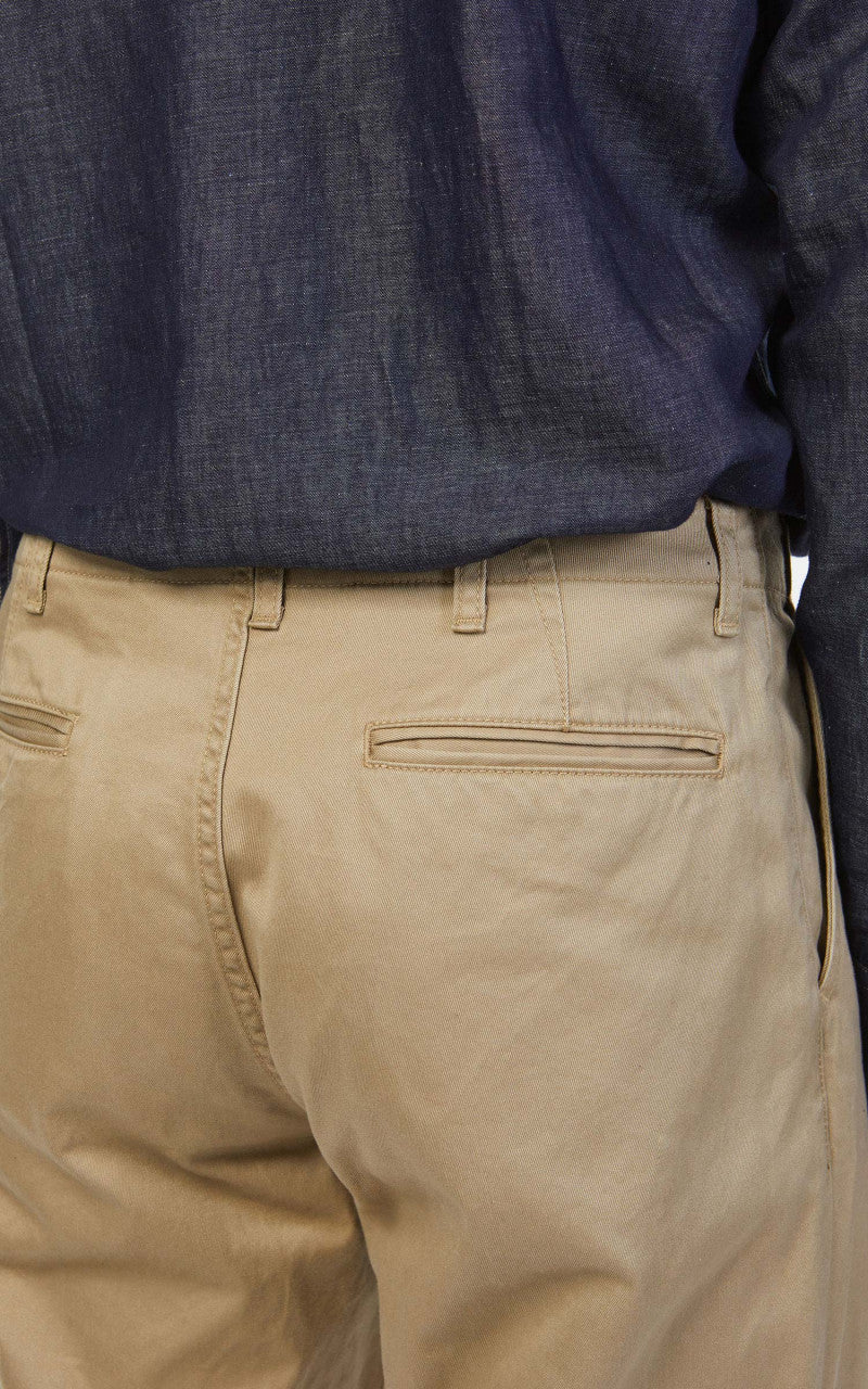 Japan Blue Modern Military Chino Beige