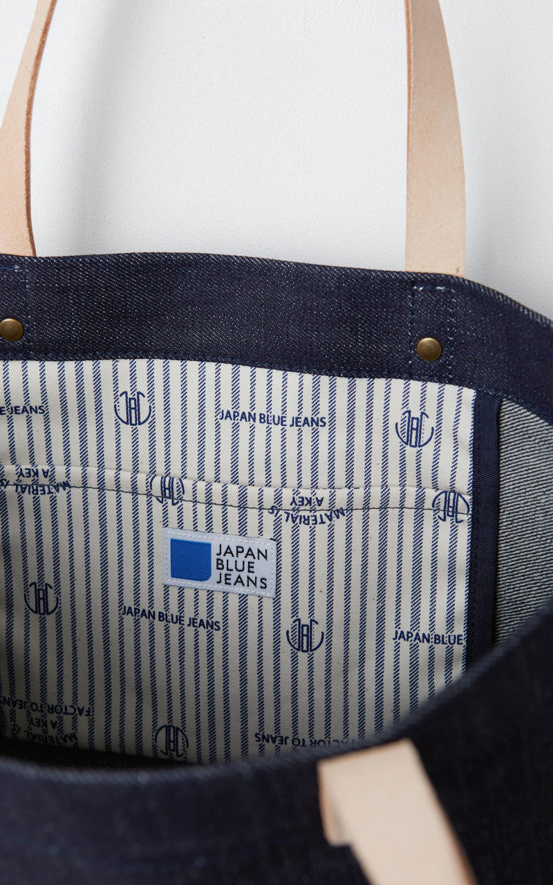 Japan Blue Denim Tote Bag Indigo