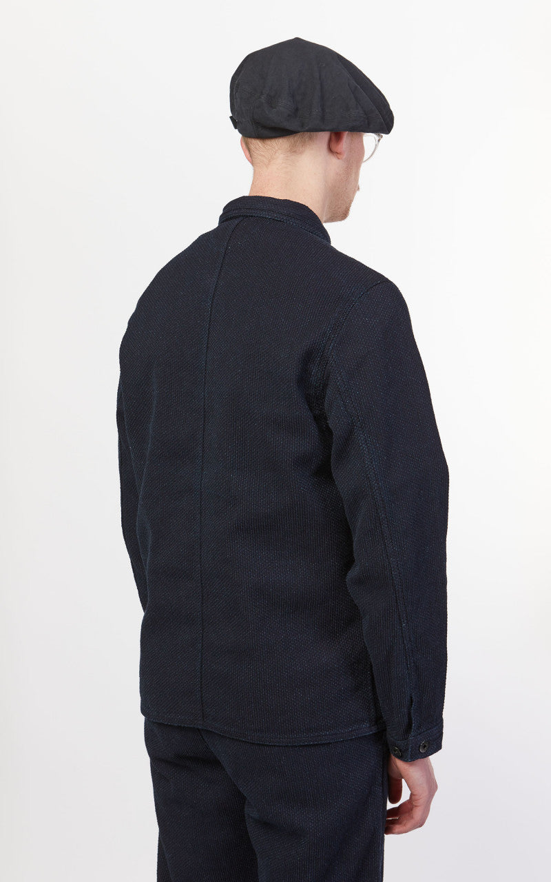 Japan Blue Sashiko Coverall Jacket Indigo