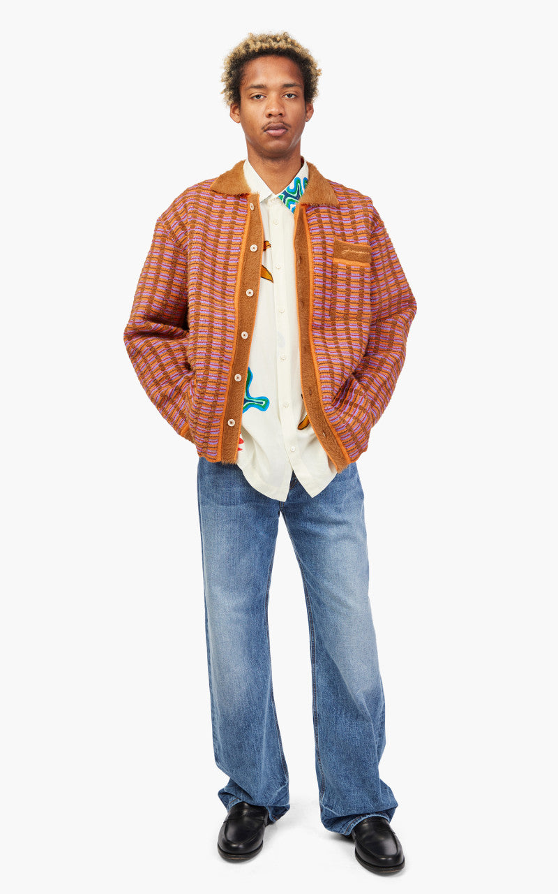 Jacquemus Le Cardigan Macio Multi Brown