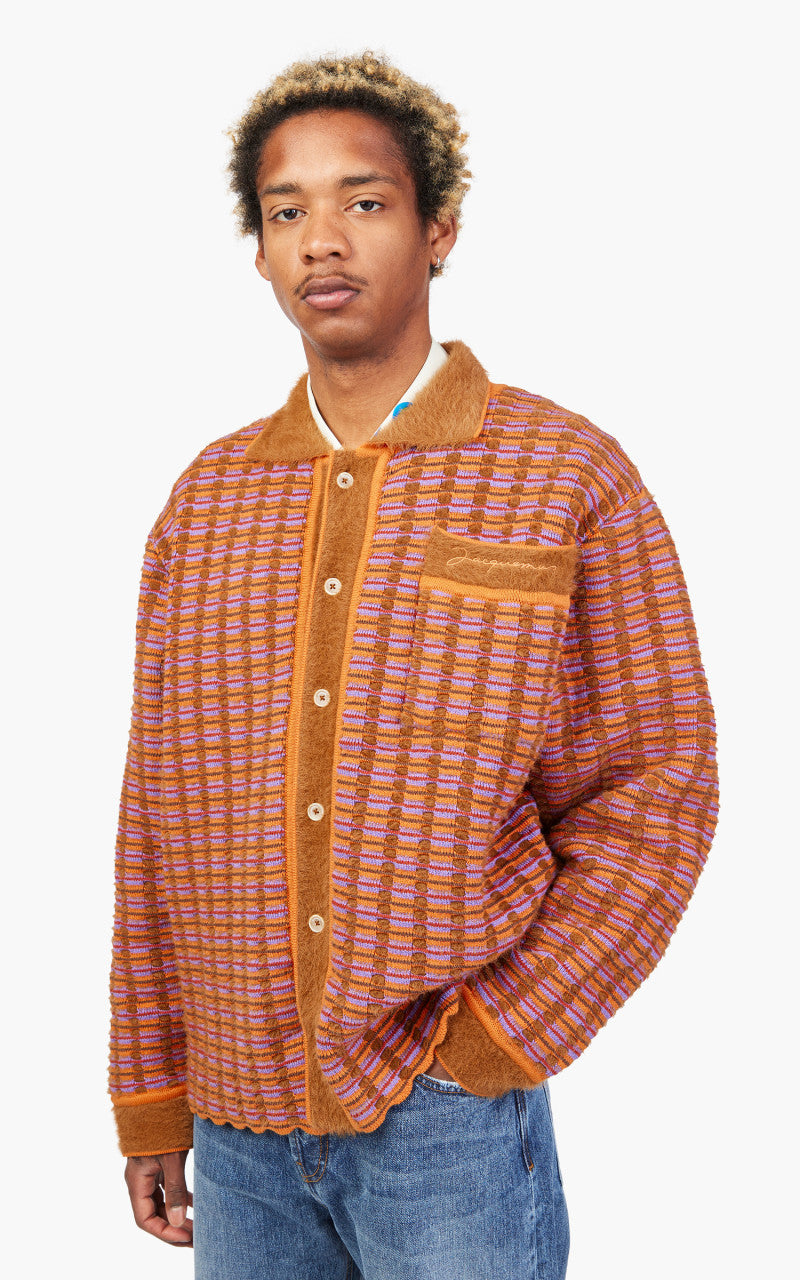 Jacquemus Le Cardigan Macio Multi Brown