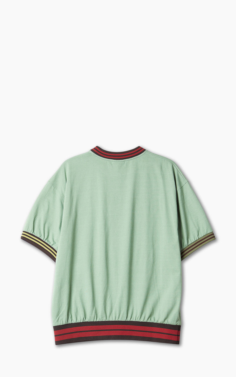 Jacquemus Le T-Shirt Joga Striped Rib Green