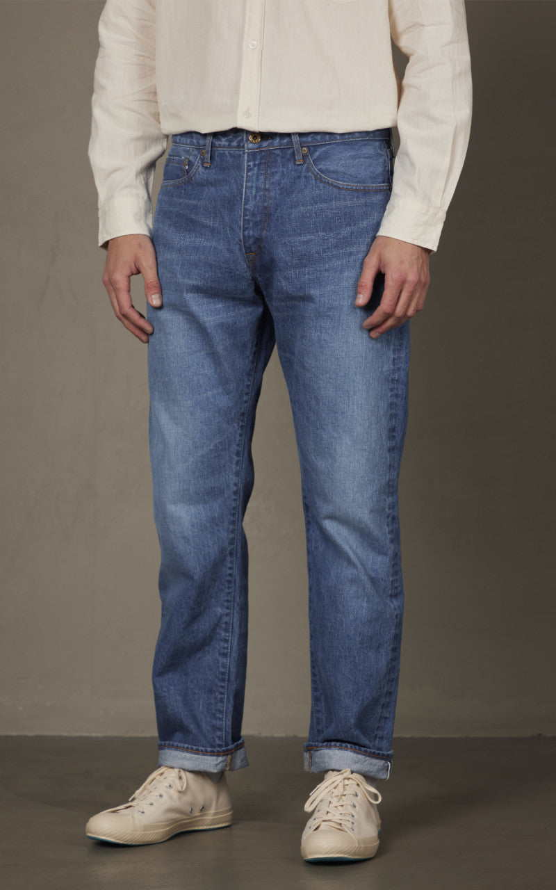 Japan Blue J401 Classic Straight Aging Wash Selvedge 14.8oz
