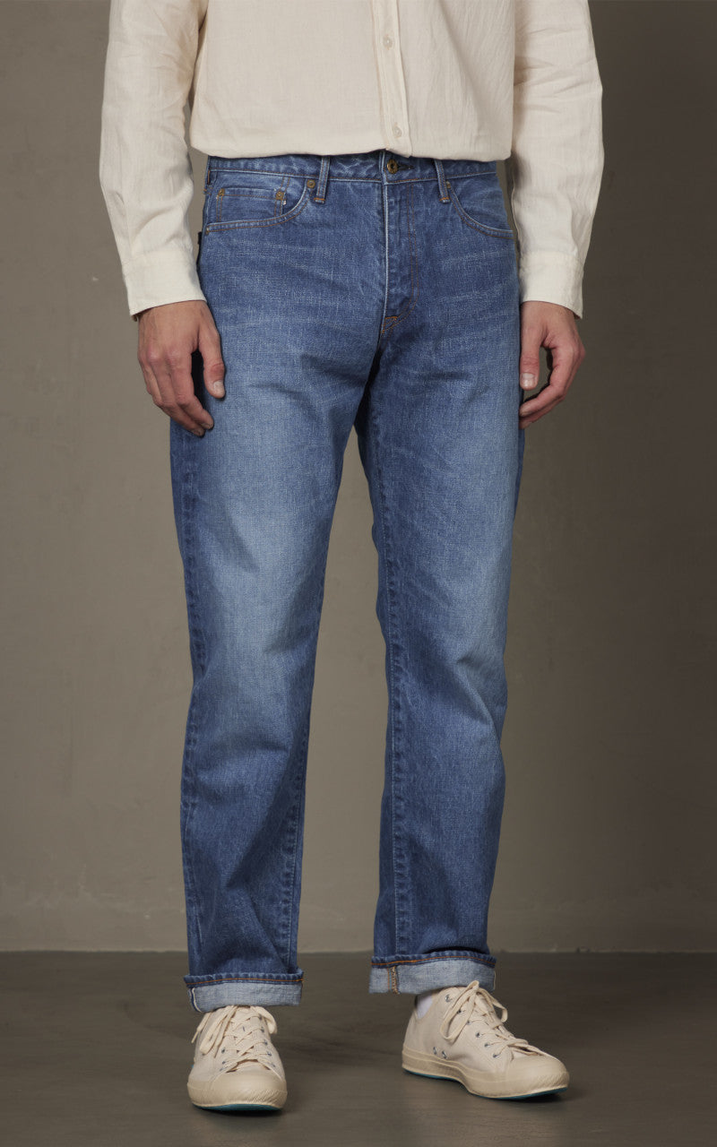 Japan Blue J401 Classic Straight Aging Wash Selvedge 14.8oz