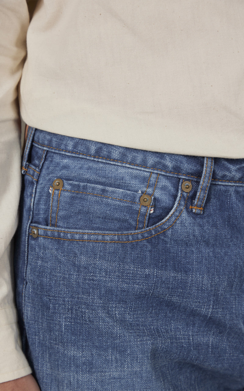 Japan Blue J401 Classic Straight Aging Wash Selvedge 14.8oz