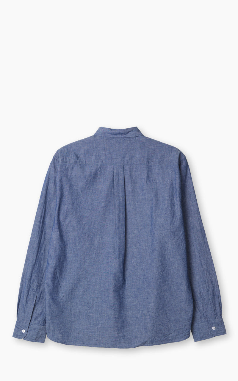 Japan Blue Cote d’Ivoire Cotton Selvedge Chambray Shirt Indigo