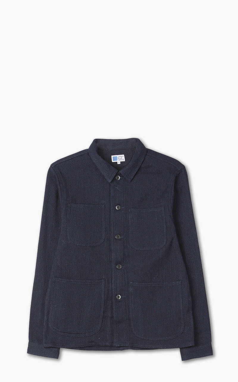 Japan Blue Sashiko Coverall Jacket Indigo_old
