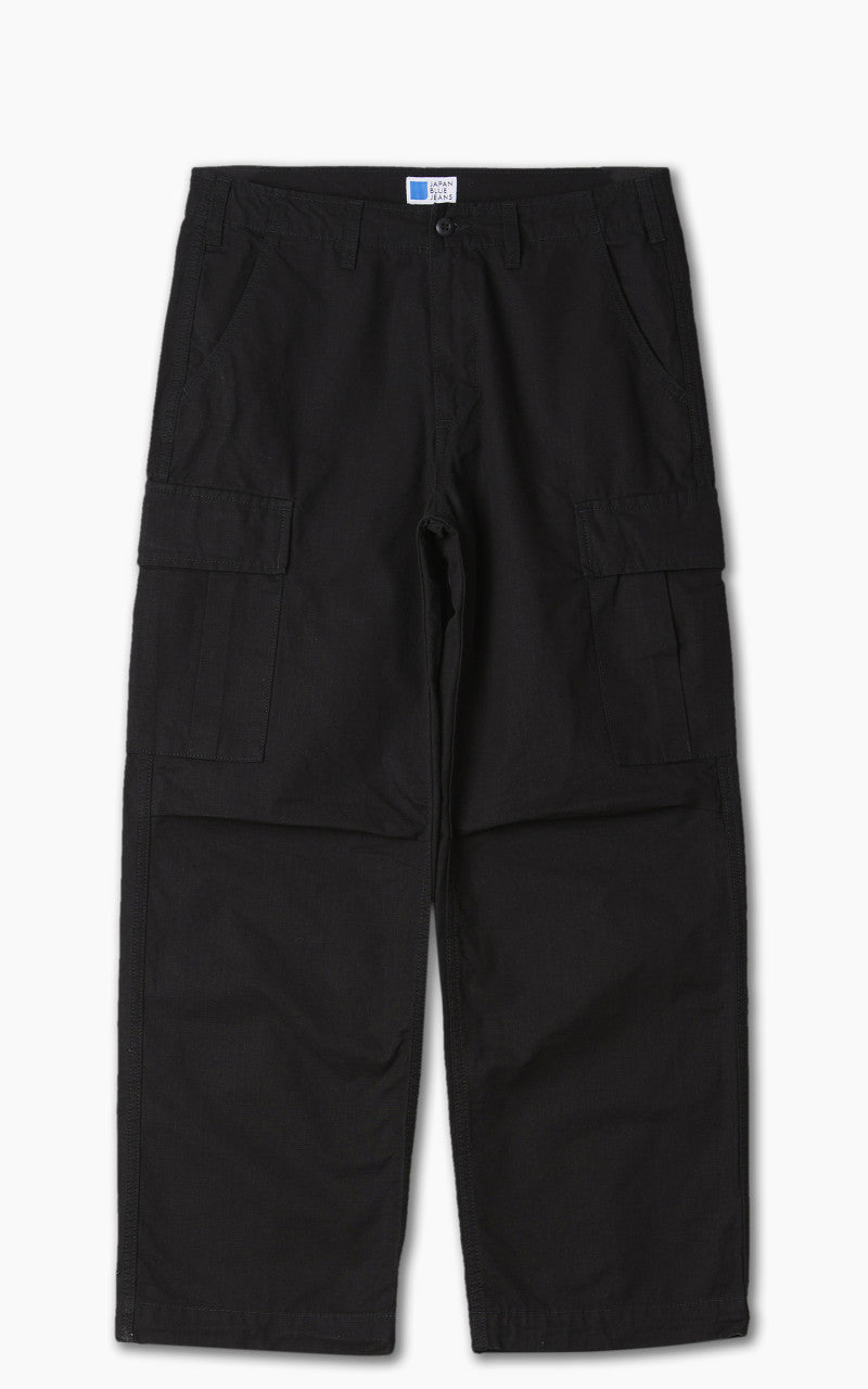 【新品未使用】MY_ NYLON CARGO PANTS[SUMI] Japan Blue M-65 Cargo Pants Black