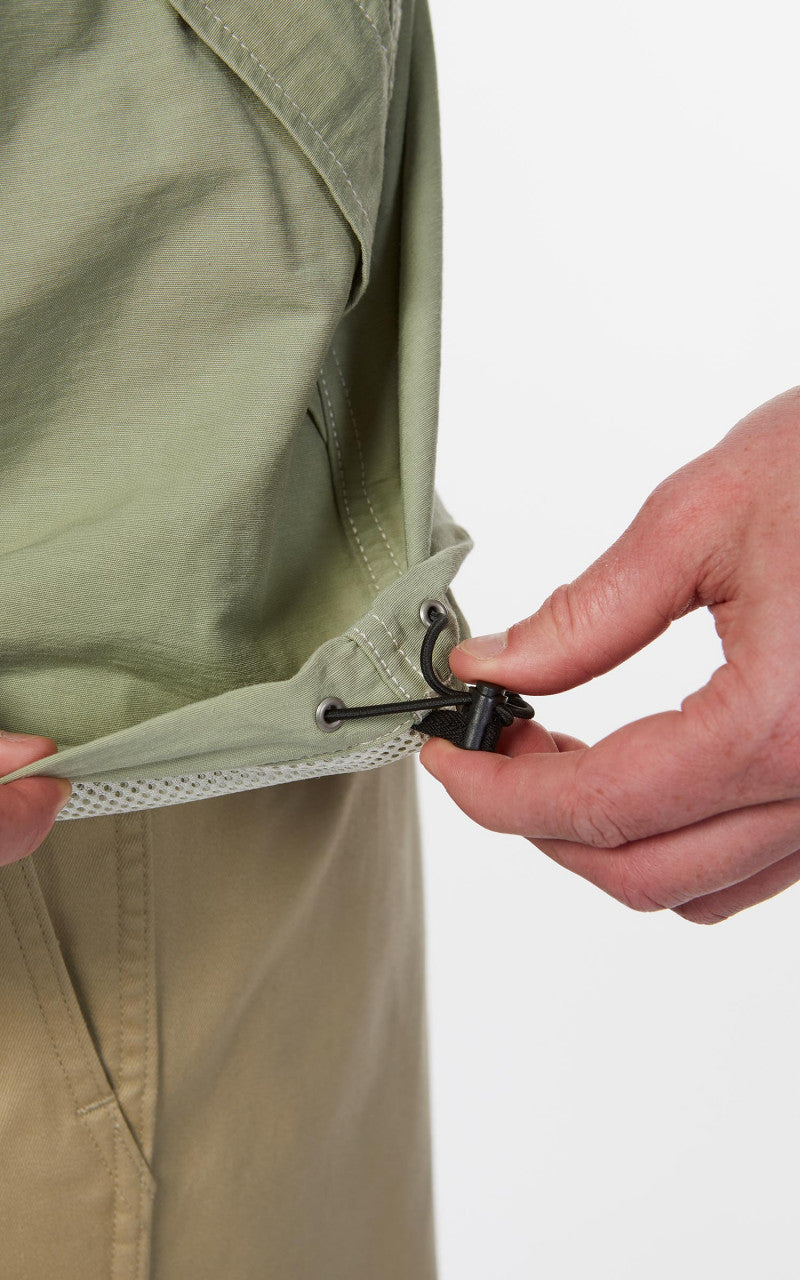 Snow Peak Light Mountain Cloth Parka Sage