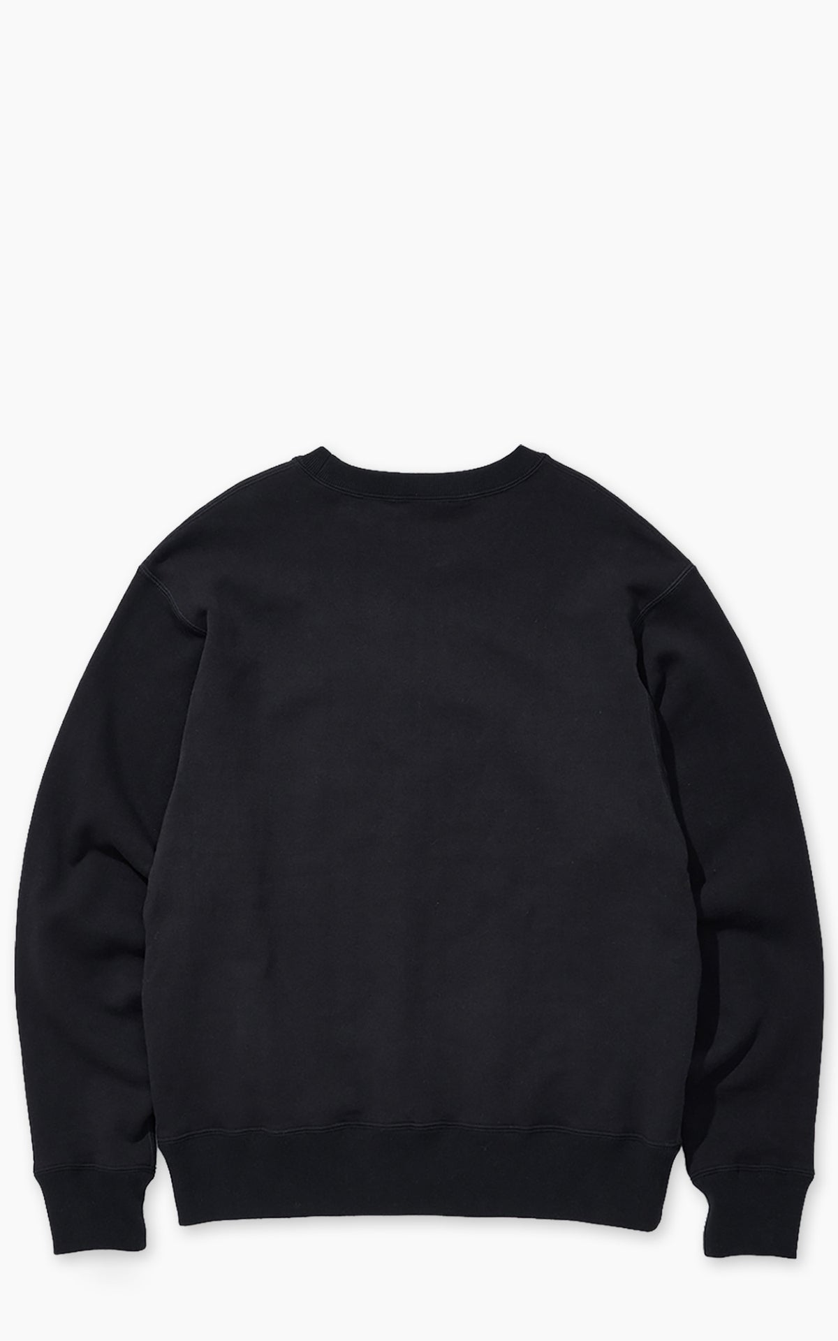 Cotton Research Club Loopwheel Terry Crewneck Black