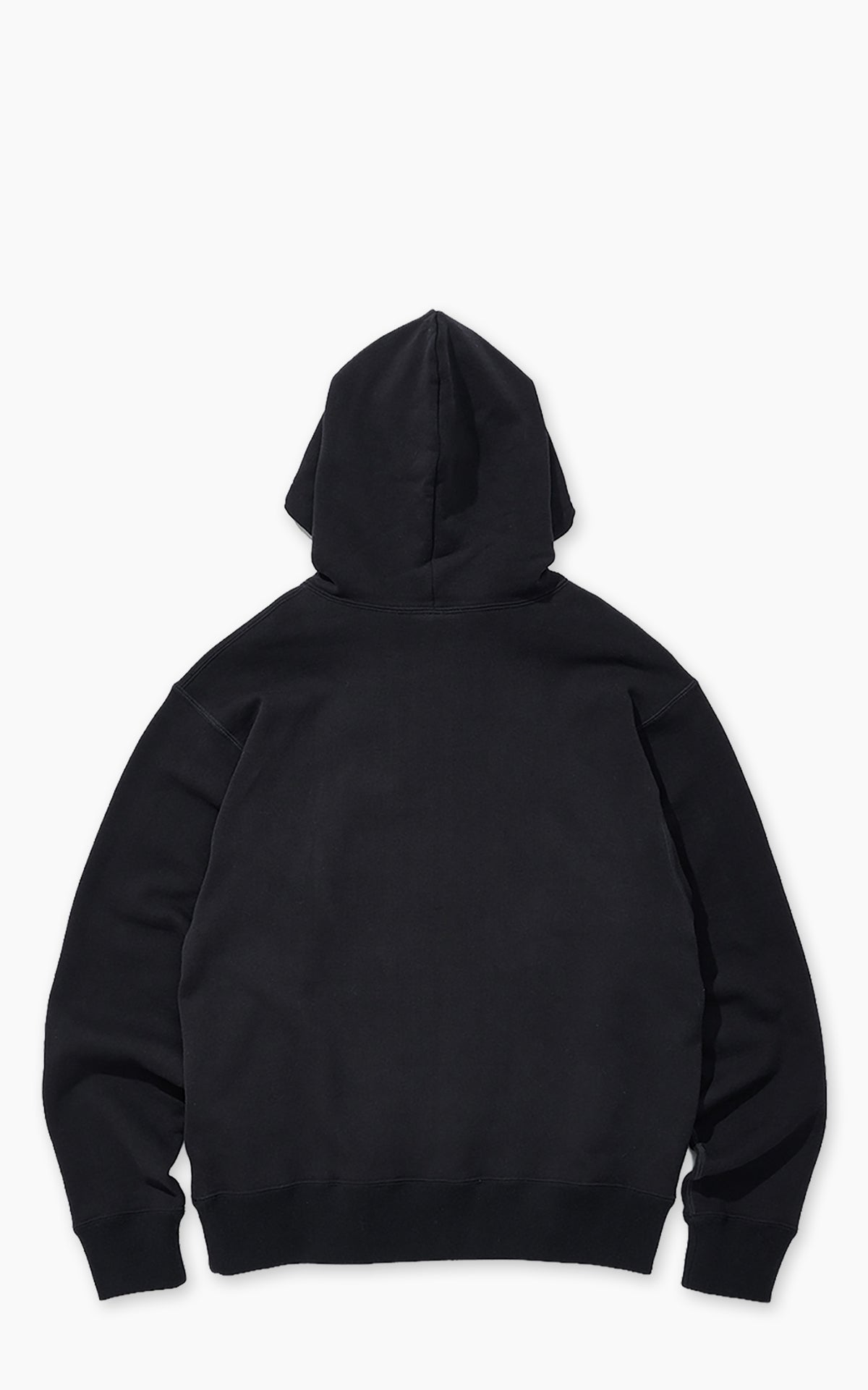 Cotton Research Club Loopwheel Terry Hoodie Black