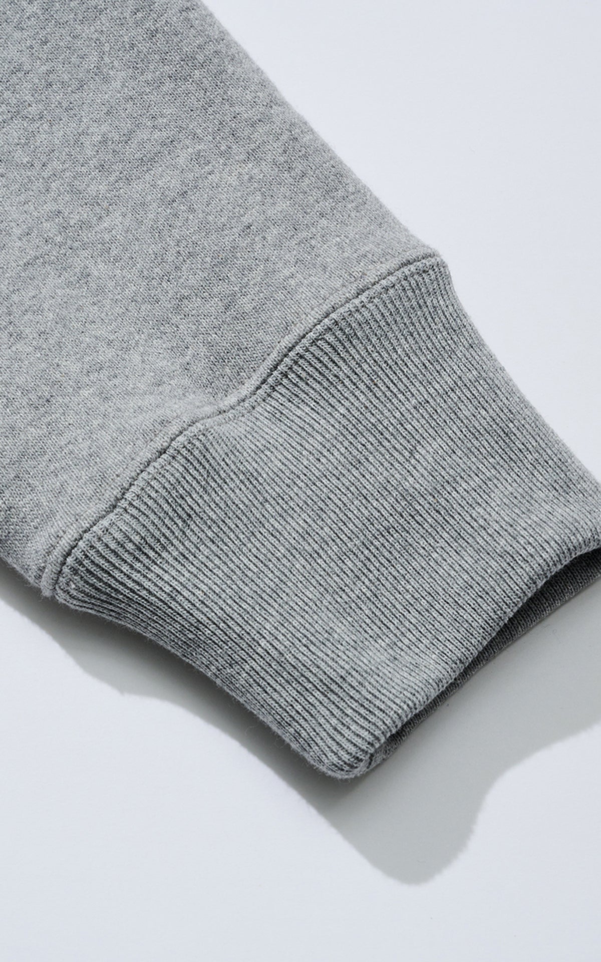 Cotton Research Club Loopwheel Terry Hoodie Heather Grey