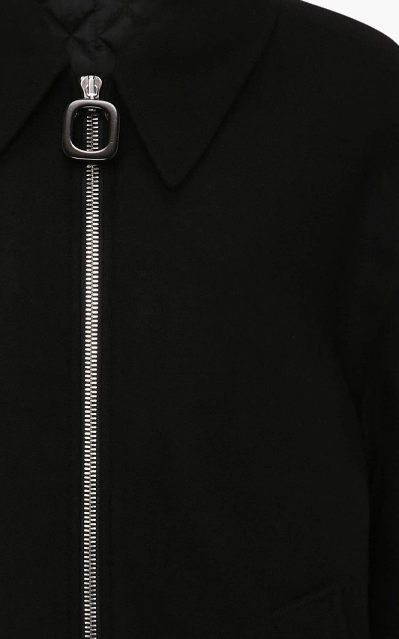 JW Anderson Puller Padded Short Coat Black