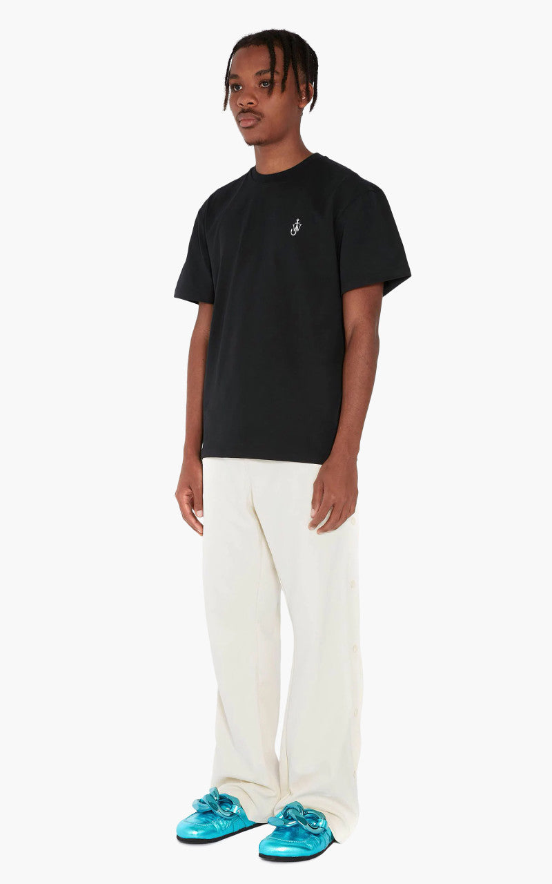 JW Anderson Swirl Logo Classic T-Shirt Black