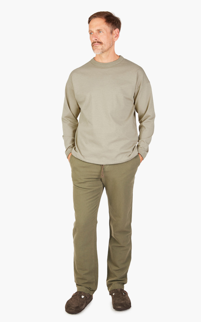 Jackman Himo L/S T-Shirt Shadow Khaki