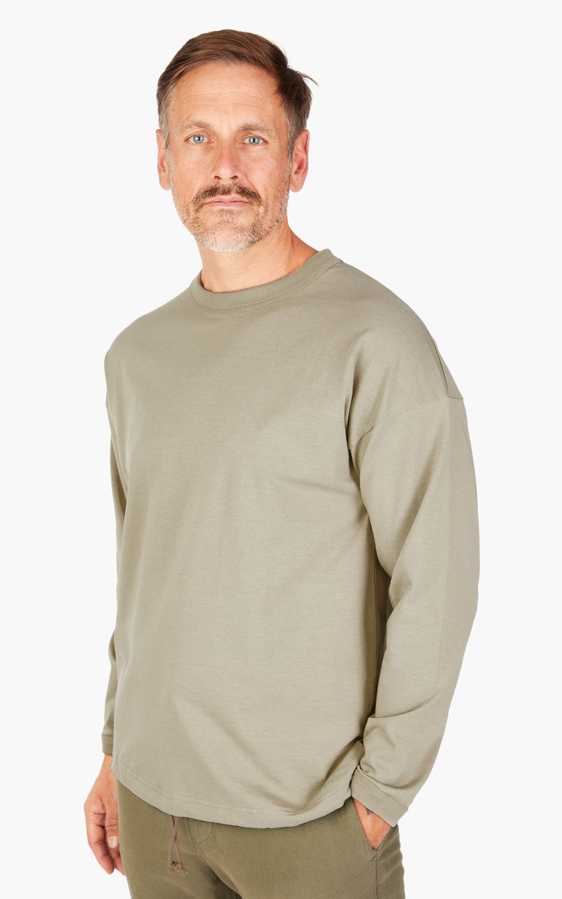 Jackman Himo L/S T-Shirt Shadow Khaki