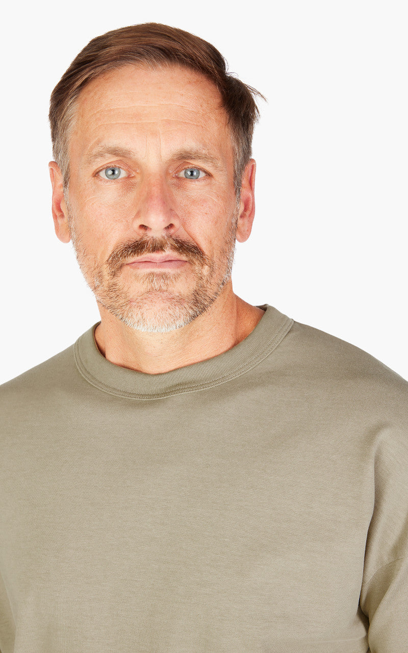 Jackman Himo L/S T-Shirt Shadow Khaki