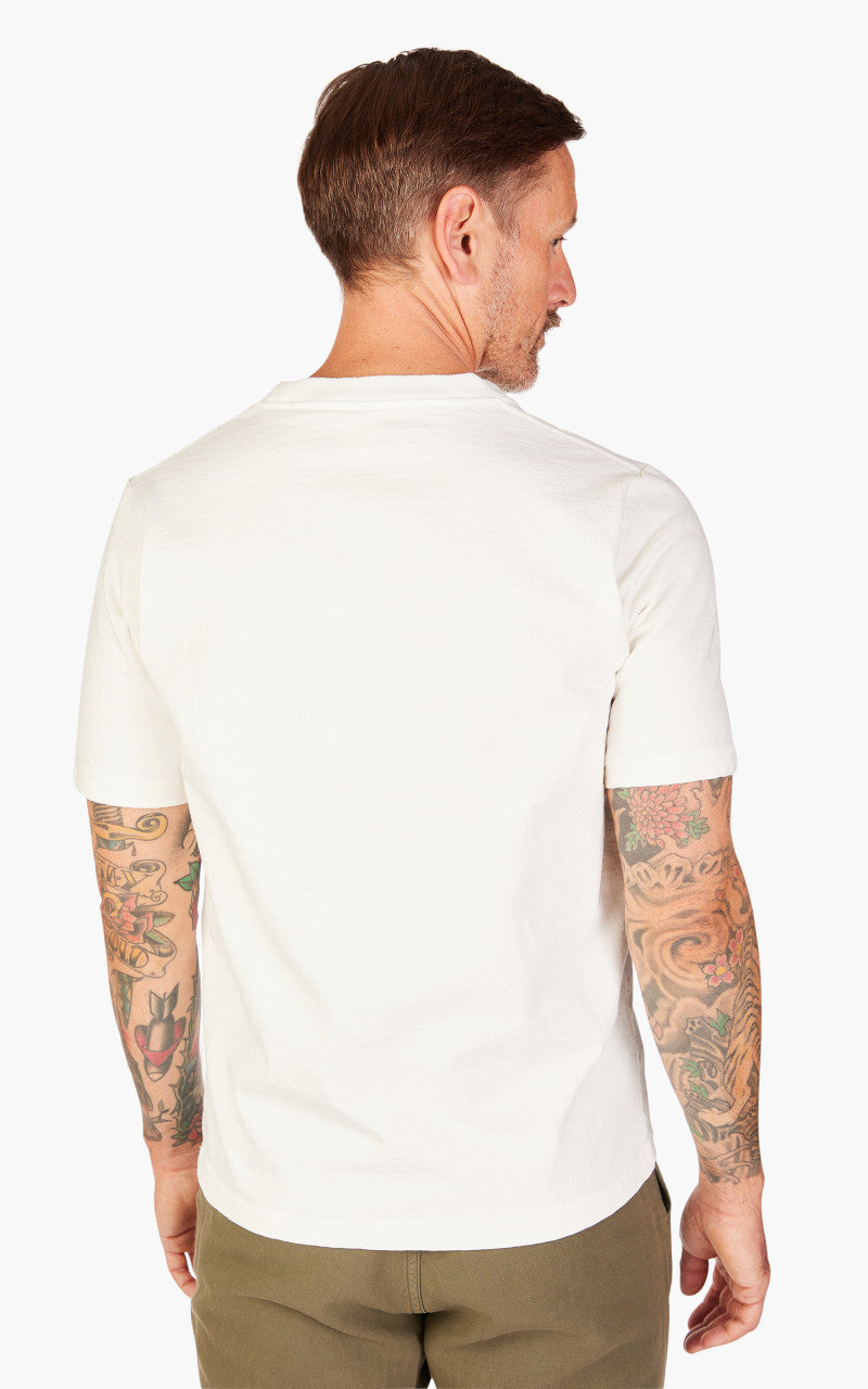 Jackman Dotsume Pocket T-Shirt Off White