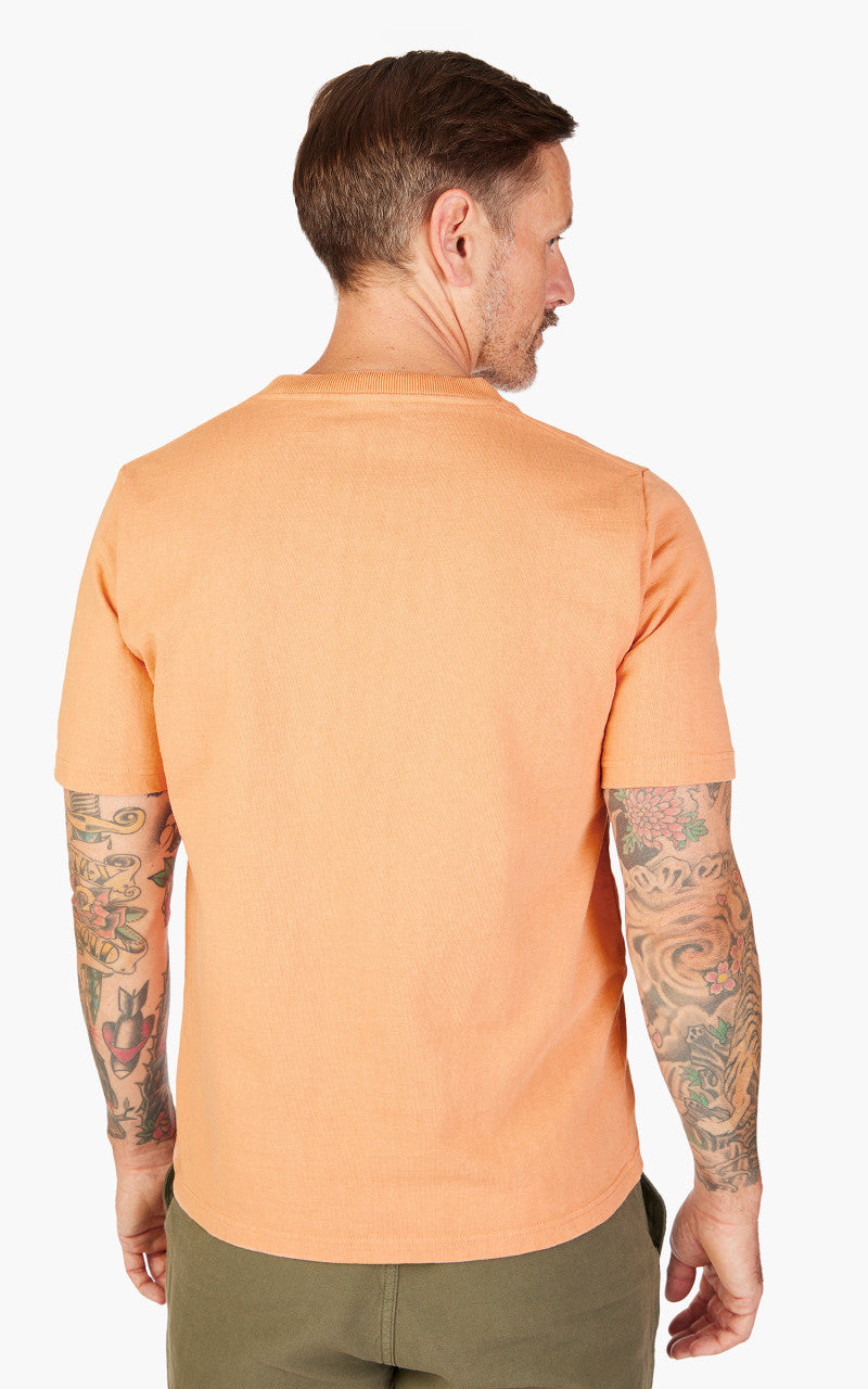 Jackman Dotsume Pocket T-Shirt Coral