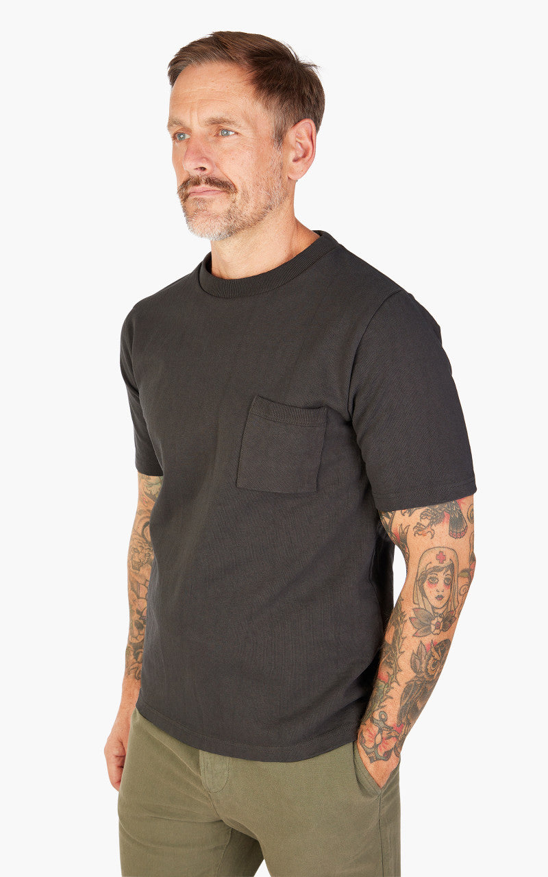 Jackman Dotsume Pocket T-Shirt Gunmetal