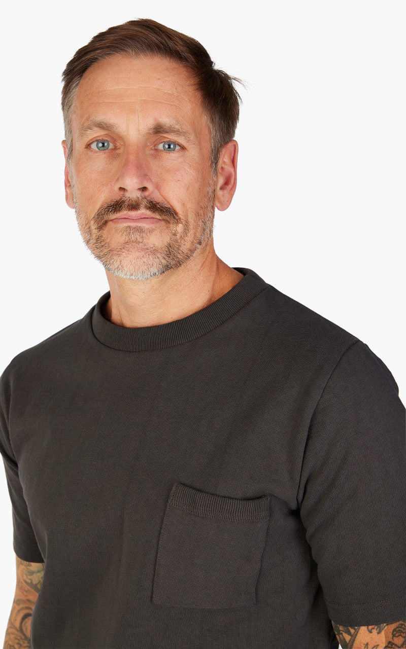 Jackman Dotsume Pocket T-Shirt Gunmetal