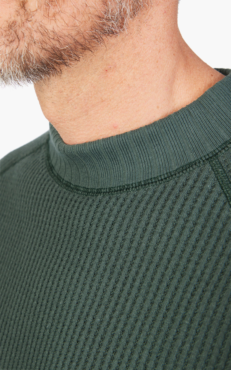 Jackman JM7200 Waffle Midneck Sweatshirt Ivy