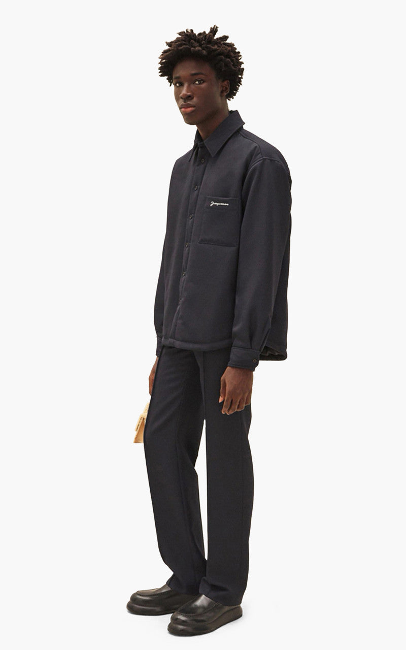 Jacquemus La Chemise Boulanger Overshirt Navy