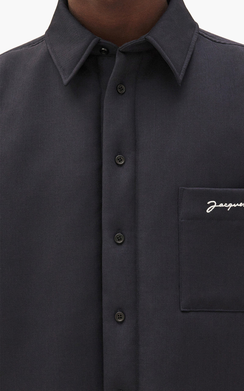 Jacquemus La Chemise Boulanger Overshirt Navy