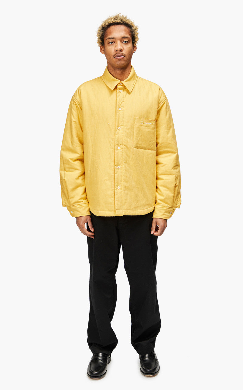 Jacquemus La Chemise Boulanger Puffed Overshirt Yellow