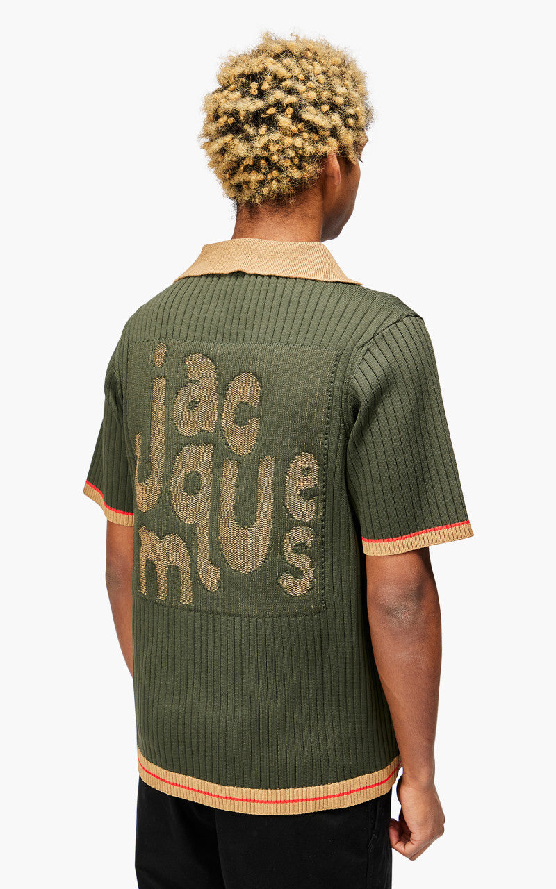 Jacquemus La Maille Treze Jacquemus Team Polo Green