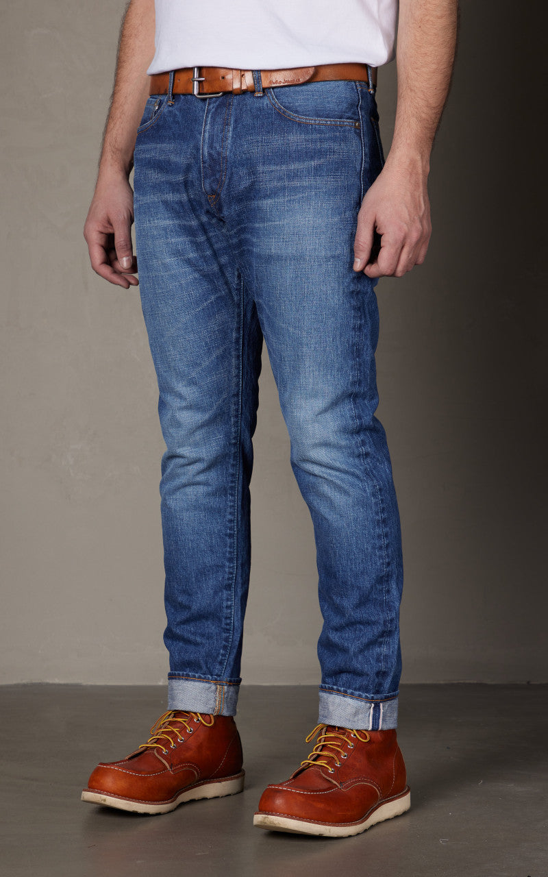 Japan Blue J201 US Cotton Tapered Aging Wash Selvedge 14.8oz